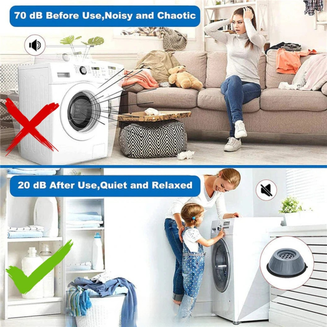 Anti Vibration Washing Machine Pads (Set of 4)