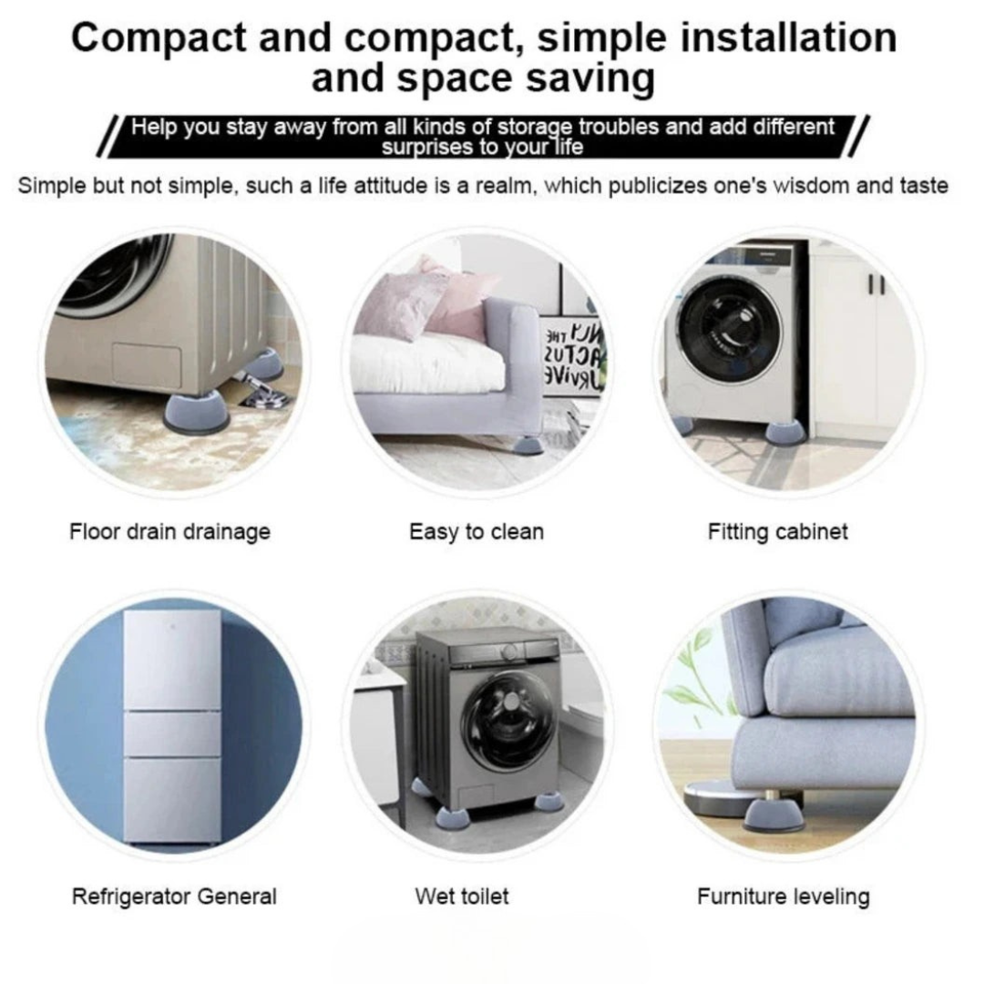 Anti Vibration Washing Machine Pads (Set of 4)