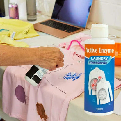 Active Enzyme Laundry Stain Remover – (Buy 1 Get 1 Free) (Quality Assured)
